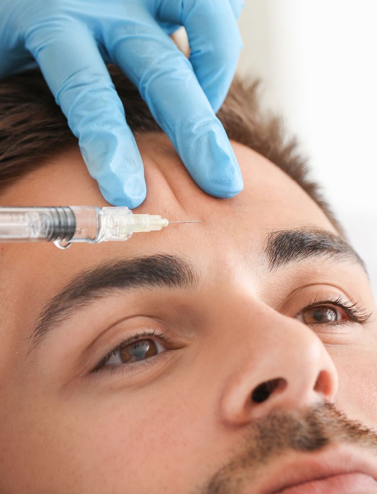 botox procedure Botox injection by certified aesthetic doctor