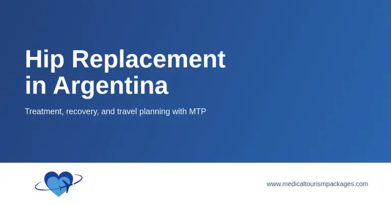 Hip replacement in Argentina title card with treatment, recovery, and travel planning.