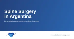 Spine surgery in Argentina title card for treatment and travel planning.