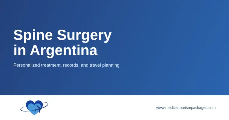 Spine surgery in Argentina title card for treatment and travel planning.