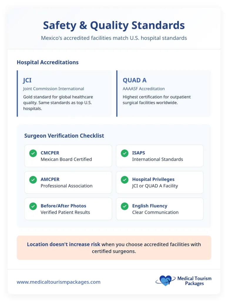Bar chart compares hip replacement surgery costs: Panama averages $32,316, offering a 72% cost reduction compared to the higher costs in the United States.