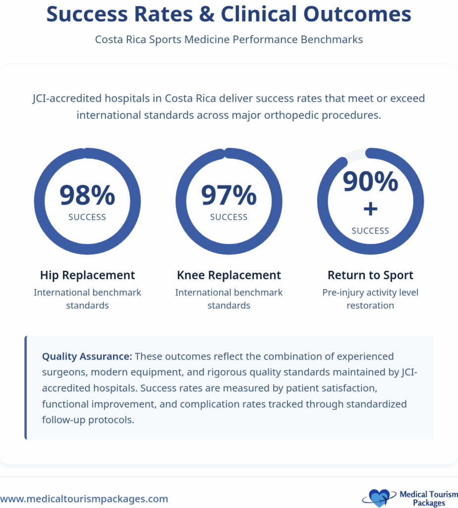 Bar chart compares hip replacement surgery costs: Panama averages $32,316, offering a 72% cost reduction compared to the higher costs in the United States.