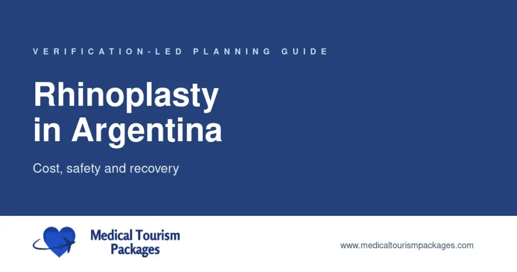 Rinoplastia en Argentina: costo, seguridad y recuperación